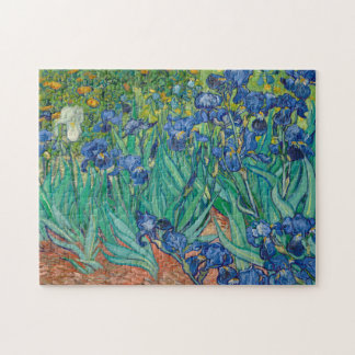 Irises by Vincent van Gogh Jigsaw Puzzle