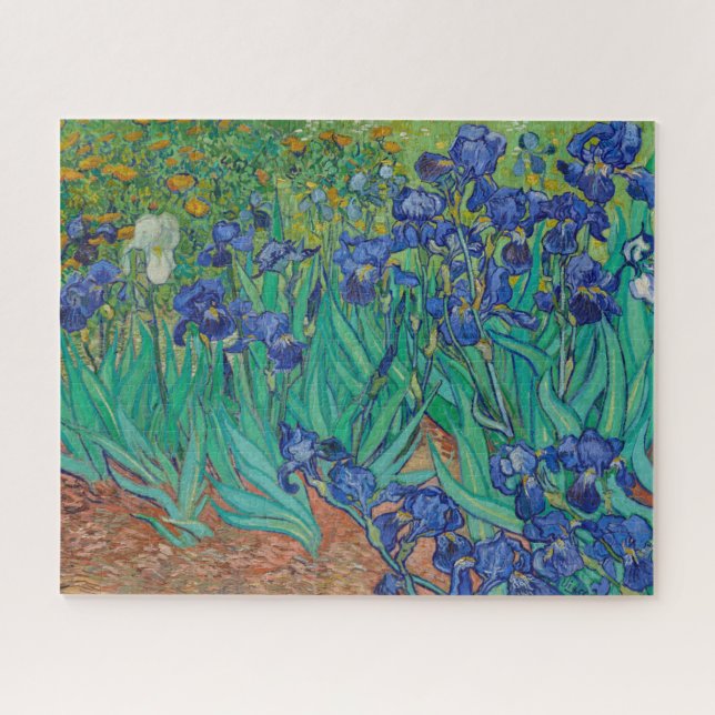 Irises by Vincent Van Gogh Jigsaw Puzzle (Horizontal)