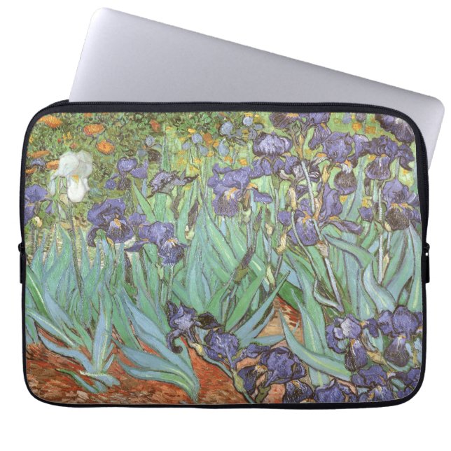 Irises by Vincent van Gogh Laptop Sleeve (Front)