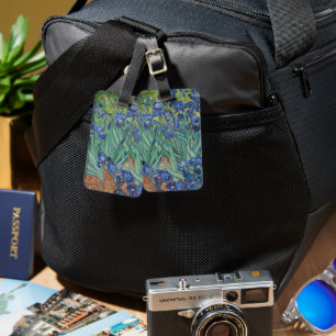 Irises by Vincent Van Gogh Luggage Tag