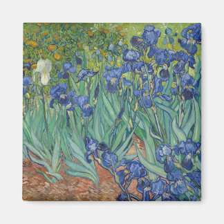 Irises by Vincent Van Gogh Magnet