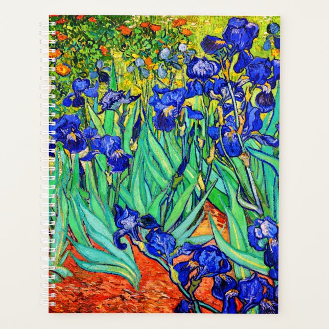 Irises by Vincent Van Gogh Planner (Front)