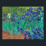 Irises by Vincent Van Gogh Poster<br><div class="desc">With its bold and striking design, the Van Gogh Irises Poster will be a standout feature in any room. Whether you are an art enthusiast, a Van Gogh fan, or simply looking for a stylish and unique decoration, this poster is a must-have. Add it to your collection today and experience...</div>