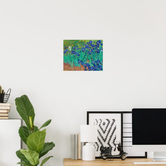 Irises by Vincent van Gogh Poster (Home Office)