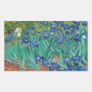 Irises by Vincent van Gogh Rectangular Sticker