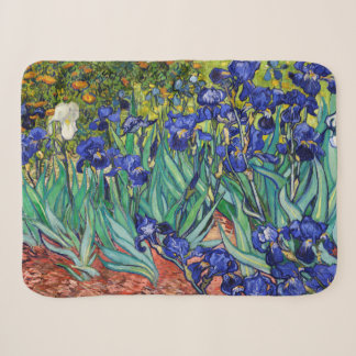 Irises by Vincent van Gogh Sherpa Blanket