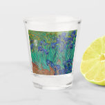 Irises by Vincent Van Gogh Shot Glass<br><div class="desc">Irises by Vincent Van Gogh
1889
Getty Museum,  Los Angeles</div>