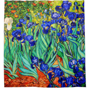 Irises by Vincent Van Gogh Shower Curtain