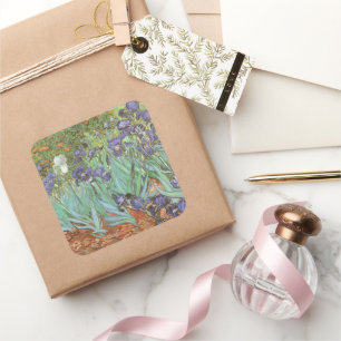 Irises by Vincent van Gogh Square Sticker