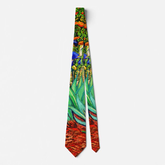 Irises by Vincent Van Gogh Tie (Front)