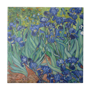 Irises by Vincent Van Gogh Tile
