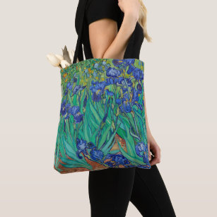 Irises by Vincent Van Gogh Tote Bag