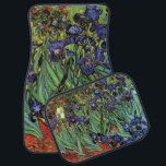 Irises by Vincent van Gogh, Vintage Garden Art Car Mat<br><div class="desc">Irises (1889) by Vincent van Gogh is a vintage fine art post impressionism landscape floral painting featuring a garden with purple bearded irises growing by orange poppies. A single white iris flower is blooming at the edge. About the artist: Vincent Willem van Gogh (1853 -1890) was one of the most...</div>