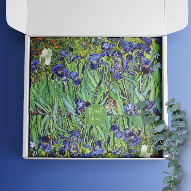 Irises Floral Landscape Vincent van Gogh Tissue Paper (Creator Uploaded)