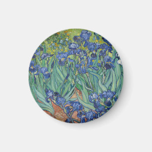 Irises, Floral Oil Painting, Vincent Van Gogh Magnet