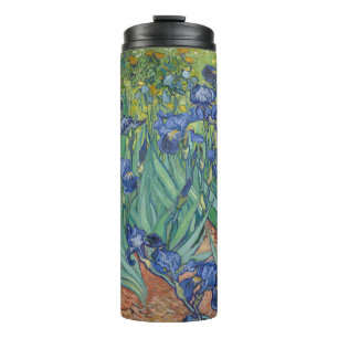Irises, Floral Oil Painting, Vincent Van Gogh Thermal Tumbler