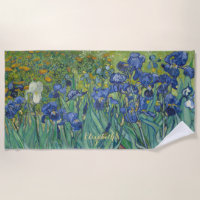 Irises Flowers Nature Vincent Van Gogh Vintage Art