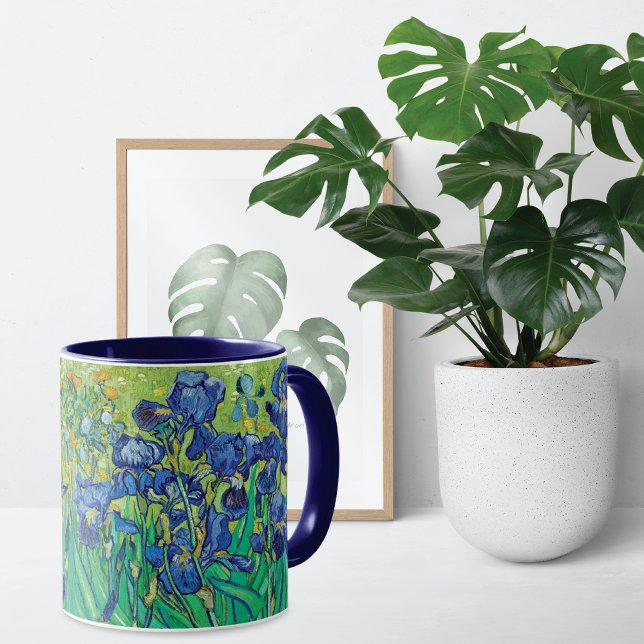 Irises Garden Landscape Vincent van Gogh Mug (Creator Uploaded)