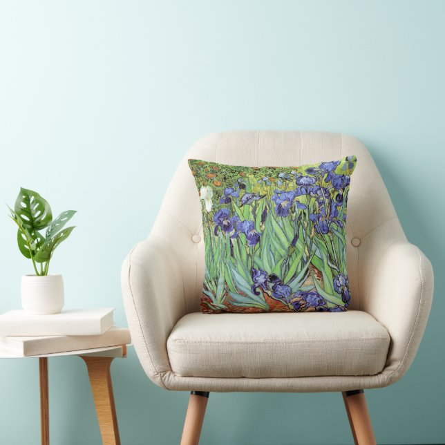 Irises Garden Vincent van Gogh Cushion (Chair)