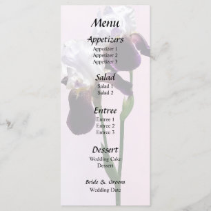 Irises in Love Menu