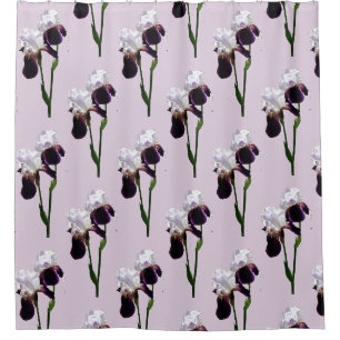 Irises in Love Shower Curtain