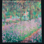 Irises in Monet's Garden Shower Curtain<br><div class="desc">Irises in Monet's Garden is a beautiful flower painting by French Impressionism artist,  Claude Monet,  painted in 1900 at his home in Giverny,  France.</div>