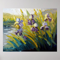 Irises in The Dawn Fine Art