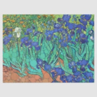 Irises, Infinity Dots by After Vincent van Gogh