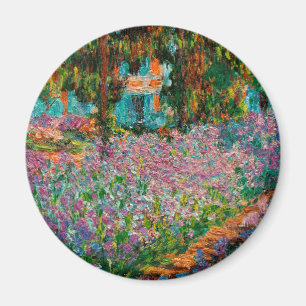 Irises Monet Garden Giverny flowers Magnet
