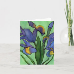 Irises Notecard