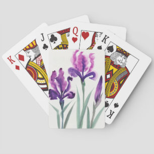 Irises Playing Cards