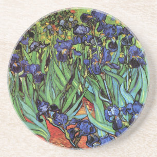 Irises, Saint-Remy, Van Gogh Coaster
