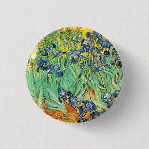 Irises - Van Gogh - c1889 3 Cm Round Badge