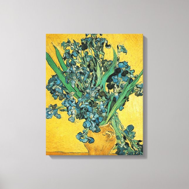 Irises - Van Gogh - c1890 Canvas Print (Front)