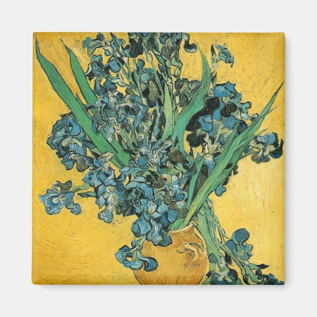 Irises - Van Gogh - c1890 Magnet (Front)