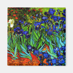 Irises, Van Gogh's famous floral painting Magnet