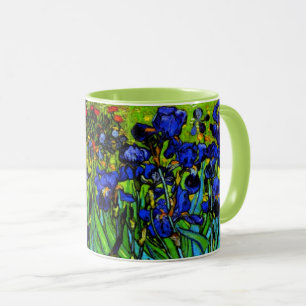 Irises, Van Gogh's famous floral painting Mug