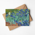 Irises | Vincent van Gogh<br><div class="desc">Irises (1889) by Dutch post-impressionist artist Vincent Van Gogh. Original landscape painting is an oil on canvas showing a garden of blooming iris flowers. 

Use the design tools to add custom text or personalise the image.</div>