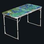 Irises, Vincent van Gogh Beer Pong Table<br><div class="desc">Vincent Willem van Gogh (30 March 1853 – 29 July 1890) was a Dutch post-impressionist painter who is among the most famous and influential figures in the history of Western art. In just over a decade, he created about 2, 100 artworks, including around 860 oil paintings, most of which date...</div>