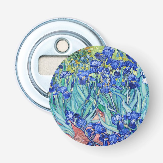 Irises Vincent van Gogh    Bottle Opener (Front)
