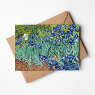 Irises Vincent van Gogh Card