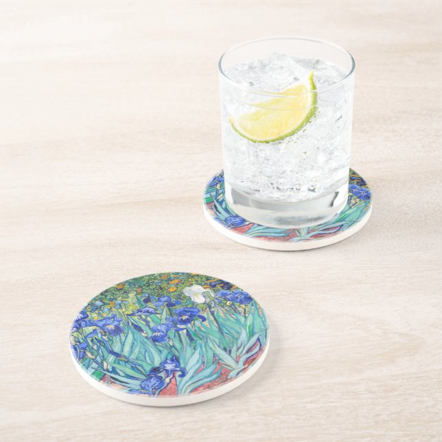 Irises  Vincent van Gogh     Coaster (Side)