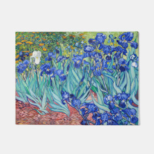 Irises Vincent van Gogh    Doormat
