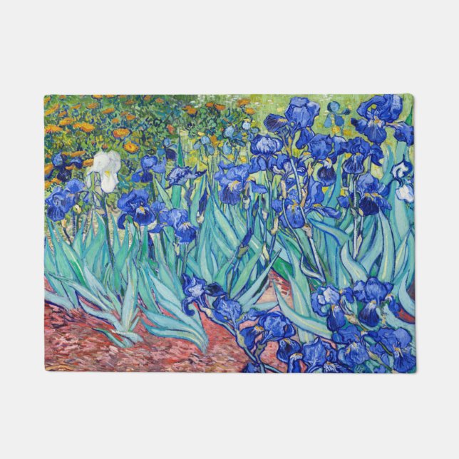 Irises Vincent van Gogh   Doormat (Front)