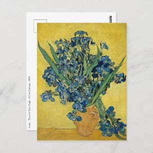 Irises - Vincent van Gogh Fine Art  Postcard