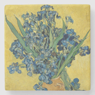 Irises - Vincent van Gogh Fine Art Stone Coaster