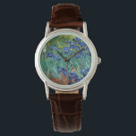 Irises Vincent van Gogh Floral Vintage Painting Watch<br><div class="desc">Vincent van Gogh (Dutch, 1853 - 1890) Irises, 1889, Oil on canvas Unframed: 74.3 x 94.3 cm (29 1/4 x 37 1/8 in.) Framed: 94.9 x 114.9 x 11.4 cm (37 3/8 x 45 1/4 x 4 1/2 in.) The J. Paul Getty Museum, Los Angeles. Digital image courtesy of the...</div>