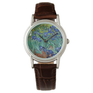 Irises Vincent van Gogh Floral Vintage Painting Watch