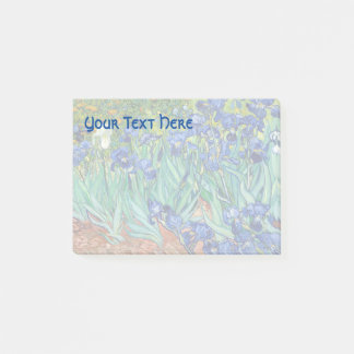 Irises Vincent van Gogh Flowers Fine Art Painting Post-it Notes