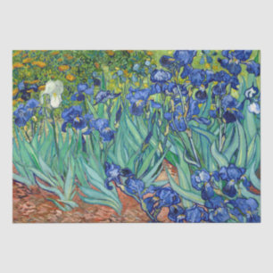 Irises Vincent van Gogh Flowers Fine Art Painting Tissue Paper